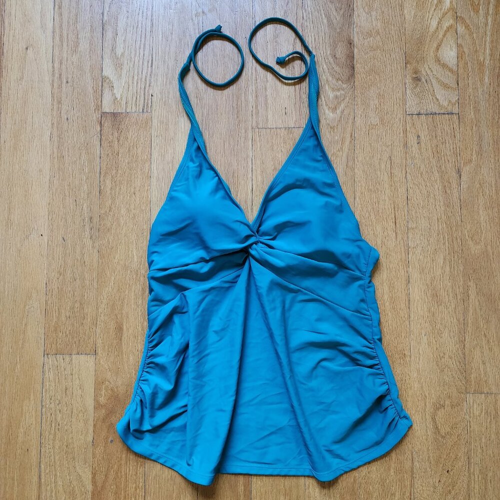 Old Navy Teal Green Maternity Bikini Top Size Medium